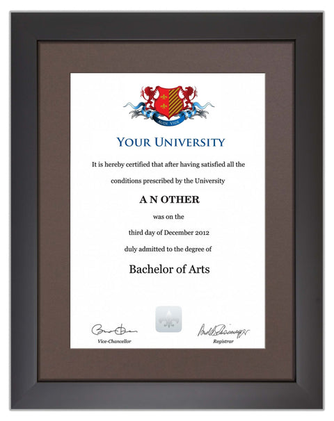 Degree/Certificate Frame - Modern Style